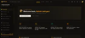 Engineering Hub — analytics console overview